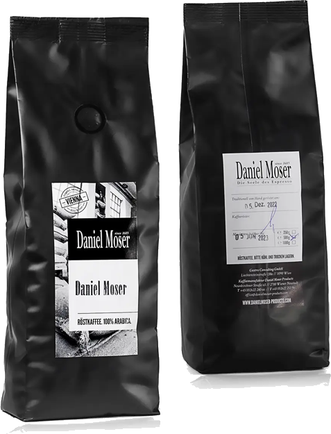 Daniel Moser Röstkaffee, 100 % Arabica aus Wiener Neustadt