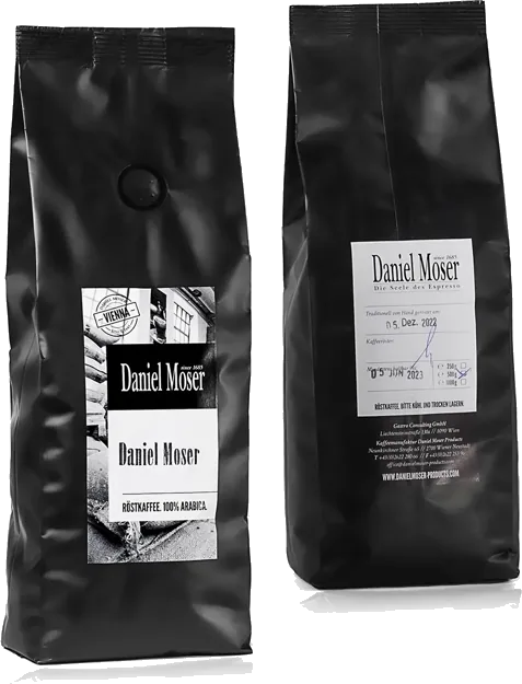 Daniel Moser Röstkaffee, 100 % Arabica aus Wiener Neustadt